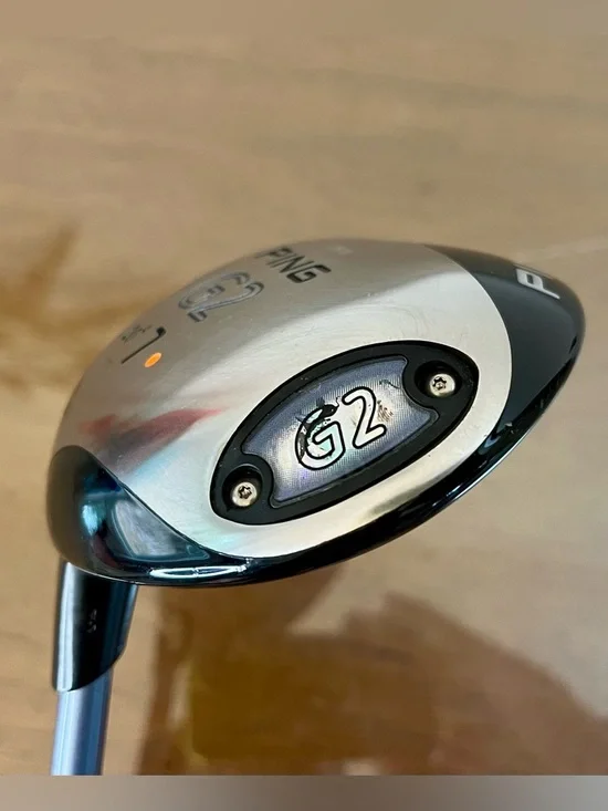 Ping G2 L 20° 7-Wood LH Orange Dot - Ping TFC-100 Ladies Flex - ~41.5” w/Cover - Picture 5 of 16